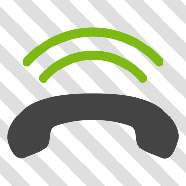 Telefon zil vektör simgesi