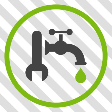 Sıhhi tesisat vektör simgesi