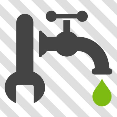 Sıhhi tesisat vektör simgesi