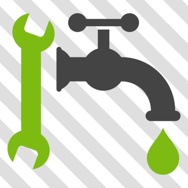 Sıhhi tesisat vektör simgesi