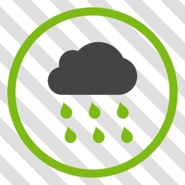 yağmur bulutu vektör simgesi