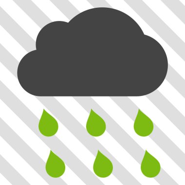 yağmur bulutu vektör simgesi