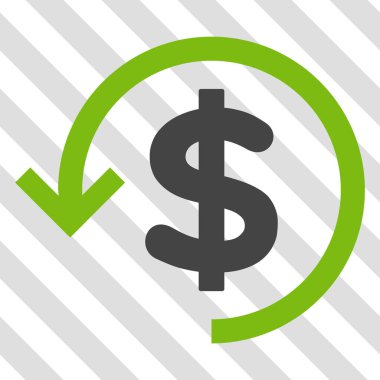 Geri ödeme vektör simgesi