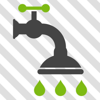 Duş musluk vektör simgesi