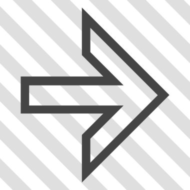 ok sağ vektör simgesi