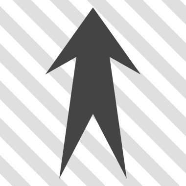 Yukarı Oklu Vektör Simgesi