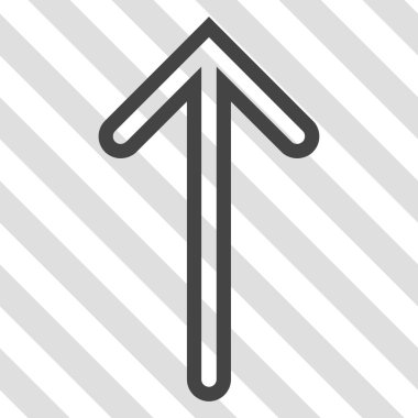 Yukarı Oklu Vektör Simgesi