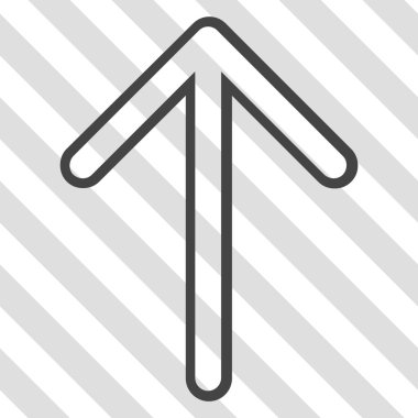 Yukarı Oklu Vektör Simgesi