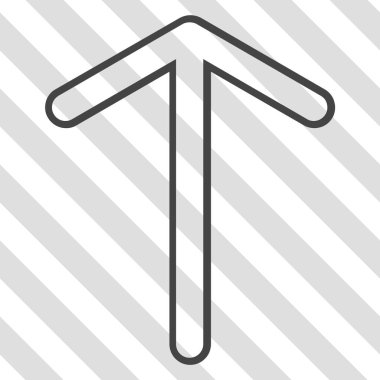 Yukarı Oklu Vektör Simgesi