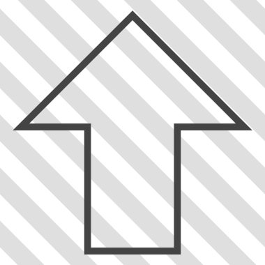 Yukarı Oklu Vektör Simgesi