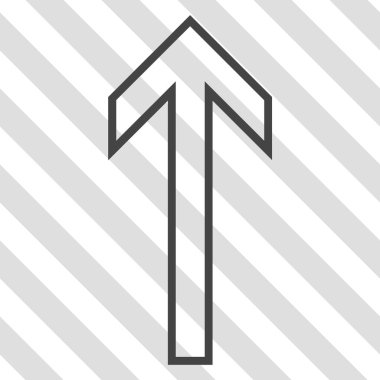 Yukarı Oklu Vektör Simgesi