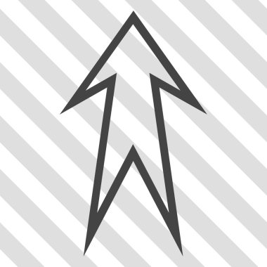 Yukarı Oklu Vektör Simgesi