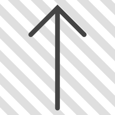 Yukarı Oklu Vektör Simgesi