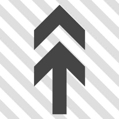 Yukarı Oklu Vektör Simgesi