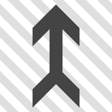 Yukarı Oklu Vektör Simgesi