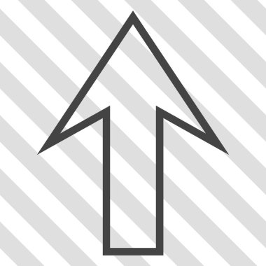 Yukarı Oklu Vektör Simgesi