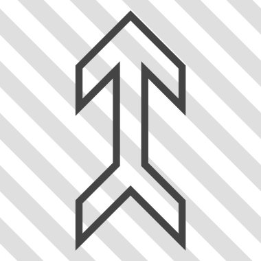 Yukarı Oklu Vektör Simgesi