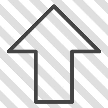 Yukarı Oklu Vektör Simgesi