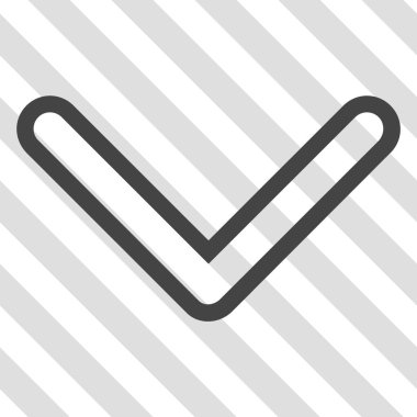 Vektör simgesi aşağı ok ucu