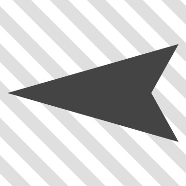 Ok ucu sol vektör simgesi