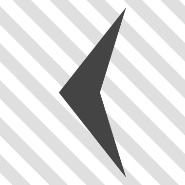 Ok ucu sol vektör simgesi