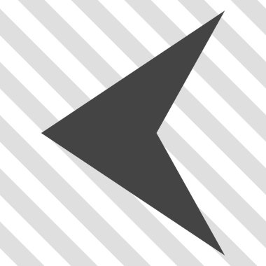 Ok ucu sol vektör simgesi