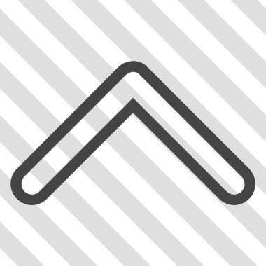 Vektör simge yukarı ok ucu