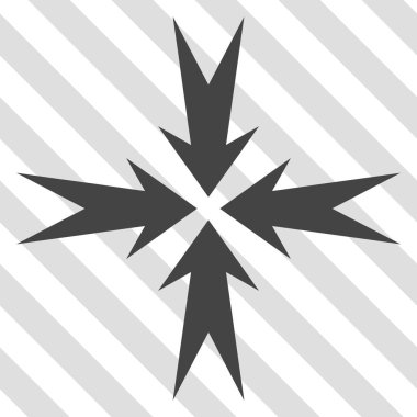 Sıkıştırma OK vektör simgesi