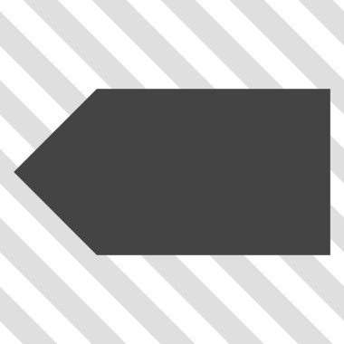 Yön sol vektör simgesi