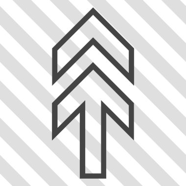 Yön yukarı vektör simgesi