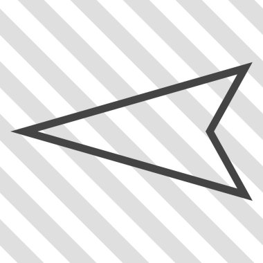 İşaretçi sol vektör simgesi