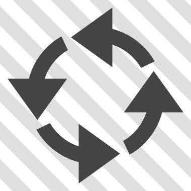 geri dönüşüm vektör simgesi