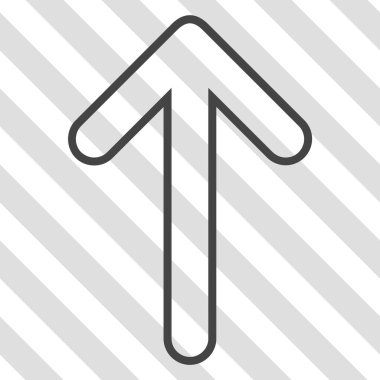 Vektör simge yukarı yönlü ok