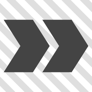 Üst karakter doğru vektör simgesi