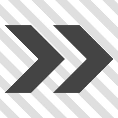 Üst karakter doğru vektör simgesi