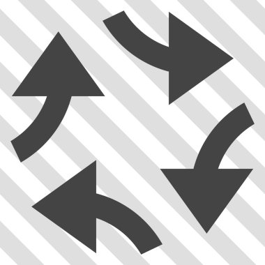 Oklar vektör simge girdap