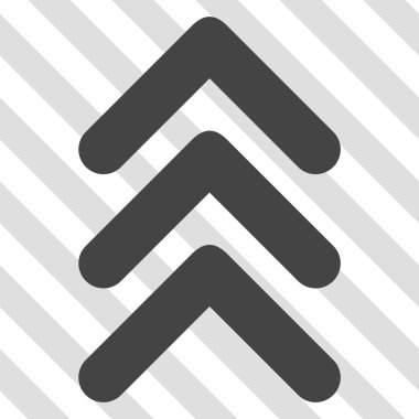 Vektör simge yukarı çift ok ucu