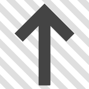 yukarı ok vektör simgesi