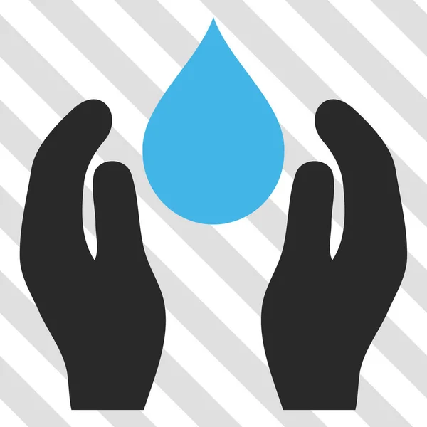 Icône vectorielle de soins de l'eau — Image vectorielle