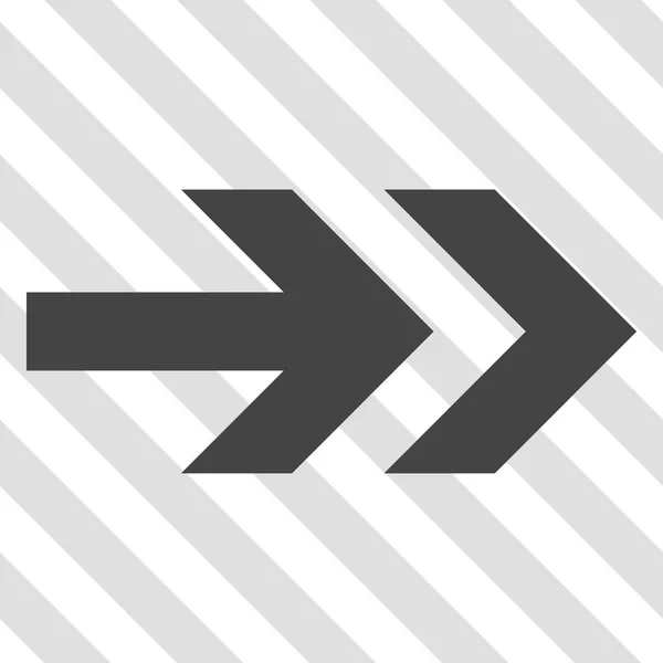 Flèche icône vectorielle droite — Image vectorielle