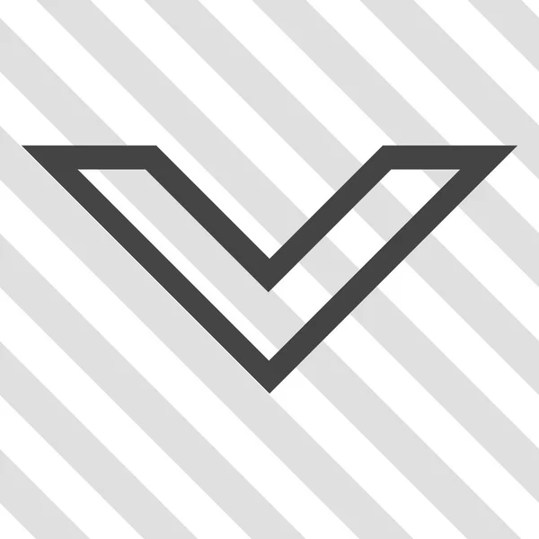 Nyílhegy le Vector Icon — Stock Vector