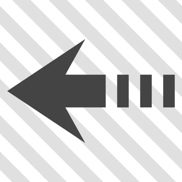 Envoyer icône vectorielle gauche — Image vectorielle