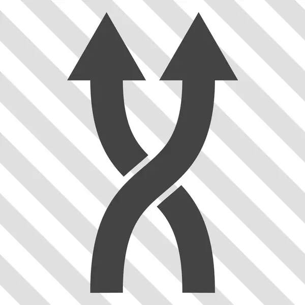 Shuffle pilarna upp vektor symbol — Stock vektor