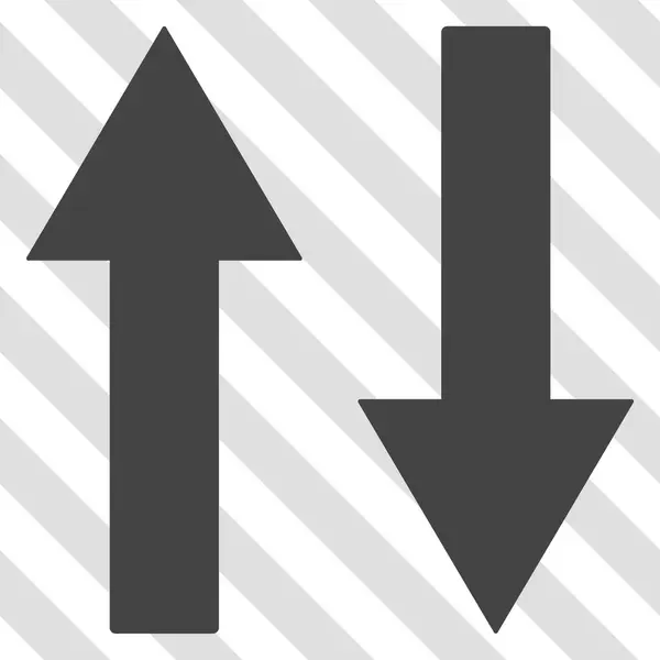 Vertical Flip Arrows Vector Icon — Stock Vector