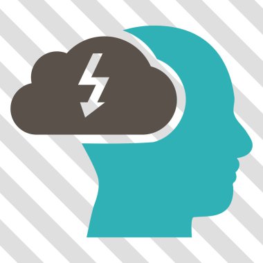 Beyin fırtınası vektör simgesi