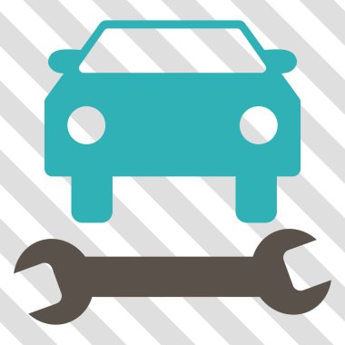 araba tamir vektör simgesi