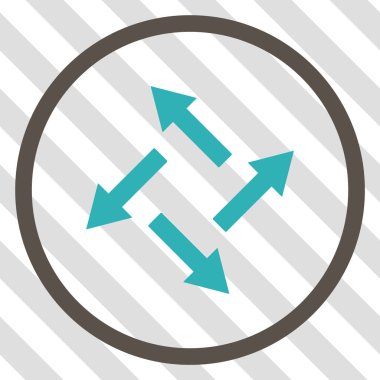 Santrifüj okları vektör simgesi