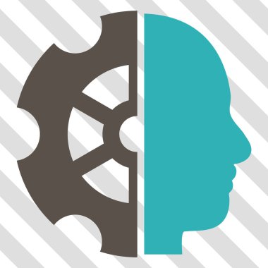 Akıl vektör simgesi