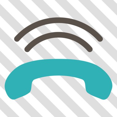 Telefon zil vektör simgesi