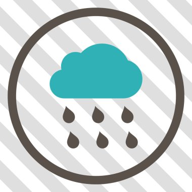 yağmur bulutu vektör simgesi